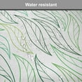 thumbnail image 7 of Leaf Chair Seating Cushion, Floral Leaf Patterns with Ornamental Lines Contemporary Graphic Art, Soft Seat Pads for Office with Anti-slip Backing, 16"x16", Pale Green Navy Blue, by Ambesonne, 7 of 7