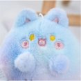 thumbnail image 3 of LLavero de peluche de gato de 4 colores para niños, juguete de felpa de 10CM, lindo llavero suave de Anime Kawaii, colgante de muñeca de peluche para niña, regalo para niños, 3 of 4