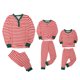 thumbnail image 5 of Conjunto de pijama a juego de la familia de Navidad con top + pantalones con estampado de rayas para adultos de Navidad para hombres Fridja  nalpqowj26190, 5 of 8