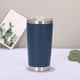 thumbnail image 3 of Vaso aislado al vacío de acero inoxidable, taza de viaje, taza de café con agua, pared doble con tapa de 20 oz para bebidas de al aire libre en Azul marino Sunnimix Vaso aislado al vacío, 3 of 8