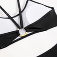 thumbnail image 7 of LIUJUNSHOP Women's Solid Spaghetti Strap Bralette Bikini Set Two Piece Swimsuit, 7 of 7