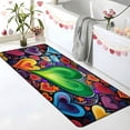 thumbnail image 5 of YIMEIS Heart 15.7''*23.6''/17.7''*47.2'' 2-Piece Flannel Mat Set, Non-Slip, Combo Rug for Bathroom Door & Aisle, 5 of 7