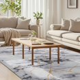 thumbnail image 2 of GUUCHA 5'x8'Abstract Rug Living Room Area Rug Soft Carpet for Bedroom,Gray/Gold, 2 of 7