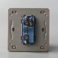 thumbnail image 2 of Mistaha Light Switch 15A 250V Single Pole Decorator Wall Light Switch with Wall Plate Quiet, 2 of 8