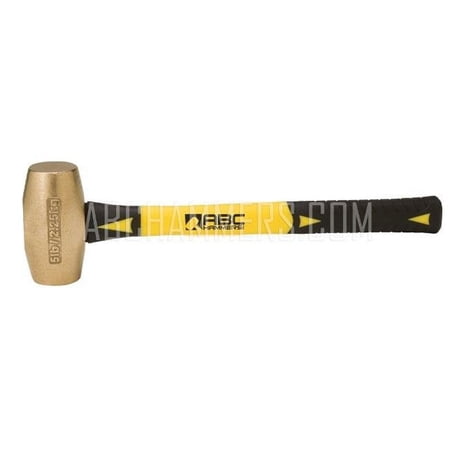 UPC: 0855707004529 | ABC Hammers ABC5BFB 5 lbs Brass Hammer with 12 in. Fiberglass Handle