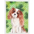 thumbnail image 1 of Carolines Treasures BB9533CHF Blenheim Cavalier Spaniel Drapeau de Maison en Toile St. Patricks, 1 of 4