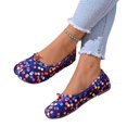 thumbnail image 7 of Women's Casual Split Toe Colorful Polka Dot Walking Shoes, Flat Low Cut Design with Breathable Lining and Cushion Sole, Slip on Sneakers for Daily Leisure Wear, 7 of 7