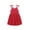 Red, variant on Arshiner Toddler Summer Dress Little Girls Sleeveless Bowknot Sundress Casual Beach Party Dresses with Pocket