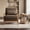Brown, variant on LLappuil Accent Chair, Mid-Century Modern Reading Single Sofa Chair for Living Room Light Gray