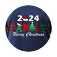 thumbnail image 7 of Odeerbi Christmas Pajamas for Family Holiday Short Sleeve Family Christmas Pajamas Matching Sets Toddler Casual Print Top with Bottom Outfits Home Wear Sleepwear Family Matching PJs Set Blue, 7 of 7