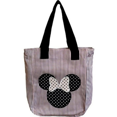 Fashion Polka Dot Tote - Disney Polka Dot Stripe Minnie Tote Pink