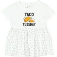 thumbnail image 3 of Inktastic Taco Tuesday Girls Baby Dress, 3 of 5