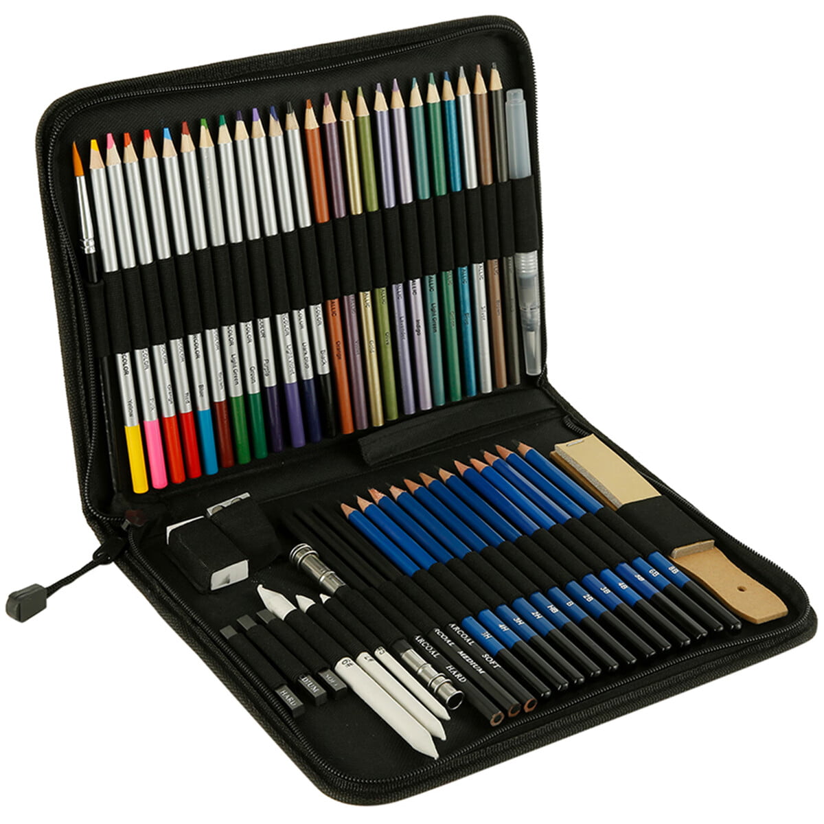 Sketch Drawing Pencils 12 Piece Professional Pencils Set Charcoal Pencils Shading Pencils for Adults Kid Artists