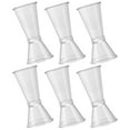 thumbnail image 2 of 3 Pcs Plastic Double-ended Measuring Cup Wine Glasses Jigger Cocktail Measure Home Bartending Martini, 2 of 6