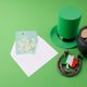thumbnail image 5 of GOOHOCHY 2 juegos de tarjetas de felicitación manuscritas para el Día de San Patricio con sobres, 5 of 8