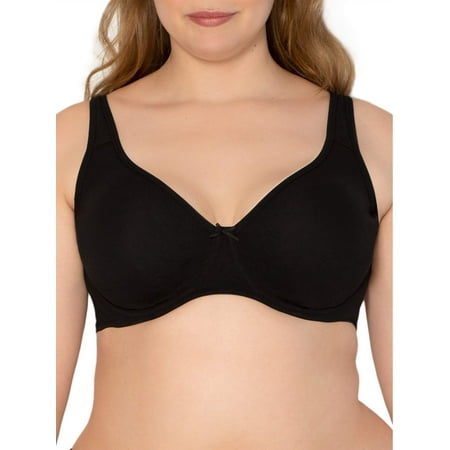 

Fruit of the Loom Women s Plus Size Beyond Soft Cotton Unlined Underwire Bra Style FT813