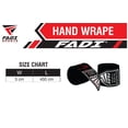 thumbnail image 6 of Fadi Sports Pack of 2-Pairs White Poly-Cotton Hand Wrap Adjustable Strap for Training - 180-inch, 6 of 9