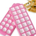 thumbnail image 4 of Maytalsory Dumplings DIY Tool Delicious Dumplings Easily Pink Wide Applications Durable 10 Grid Round, 4 of 6