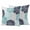 turquoise, variant on 2 Pack Outdoor Waterproof Throw Pillow Covers,Turquoise Stones Black Sunflowers Decorative Square Pillow Case Patio Pillowcases for Chair Couch Sofa 16x16in