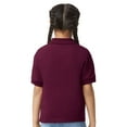 thumbnail image 4 of Gildan Youth DryBlend Jersey Polo, Short Sleeve Shirt, Classic Fit, Maroon, Sizes S-XL, Pack 1, 4 of 7