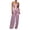 Purple, variant on Casual Strapless Bandeau 2 Piece Outfit for Women, Tie-Front Top with Wide Leg Pants, Summer Everyday Wear, 2 Piece, S-XXL Plus Size Friendly