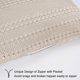 thumbnail image 4 of Funda de almohada corporal PHF, 100% algodón, tejido gofrado, 20 x 54 cm, color avena, 4 of 7