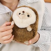Chubby Hedgehog Stuffed Animal-Fluffy Soft Stuffed Hedgehog Plush Toy Cute Creativity Birthday Gift
