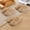 khaki (3 Pack), variant on Unisex EVA Thin Sole Slippers, Anti-Slip Coral Fleece, Machine Washable, 3 Pairs for Home, Hotel, Guest Use