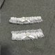 thumbnail image 5 of Conjunto de Liga nupcial de encaje de 2 uds., ligas nupciales elásticas con lazo de satén de diamantes de imitación para vestido de accesorios de novia, 5 of 5