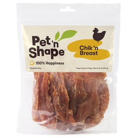 Pet  n Shape Chik  n Breast Jerky Dog Treats - 1 Pound