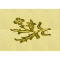 thumbnail image 1 of Ahgly Company Machine Washable Indoor Rectangle Transitional Sun Yellow Area Rugs, 8' x 10', 1 of 7