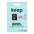 onn. 32GB Class 10 U1 MicroSDHC Flash Memory Card