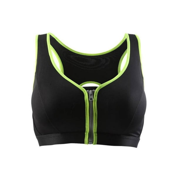 Download Esho - Women Front Open Zipper Shockproof Gym Professional ...