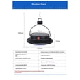 thumbnail image 5 of 2 Pcs 3300LM Camping Lantern Rechargeable, Portable Tent Light, 8h Runtime, Waterproof for Camping, Canopy, Vendor, Emergency,SL-360 White Light (Solar USB Dual Use), 5 of 5
