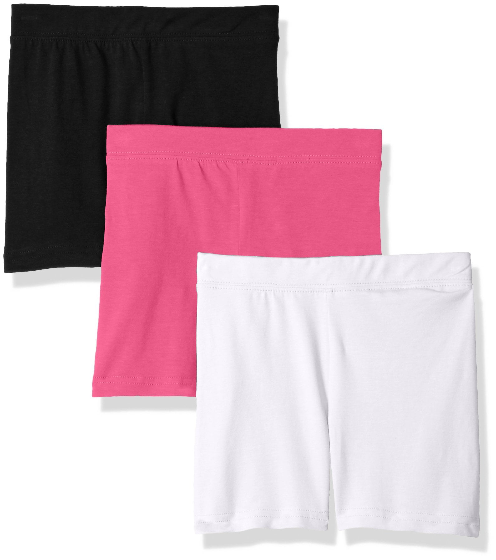 Girls Clementine Bike Shorts (Pack of 3) - Walmart.com