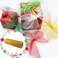 thumbnail image 1 of MesaSe  craft supplies Poly Mesh Ribbon With Metallic Foil Each Roll For Wreaths Swags Bows Wrapping And Decorating, 1 of 2