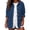 Navy, variant on Women's Corduroy Shirt Jacket Lapel Collar Button Down Long Sleeve Loose Fit Y2K Vintage Casual Shacket Spring Fall Outerwear with Pockets Navy