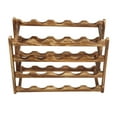 thumbnail image 2 of Wine Bottle Storage Shelf,  Stability Countertop Wine Rack, Wooden Wine Rack Wine Shelf, Display Organizer Decor for Countertop Home, 2 of 8