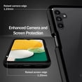 thumbnail image 4 of wqlpp-Compatible with Samsung Galaxy A13 5G Case, Built in Screen Protector Full Body Shockproof Slim Fit Bumper Protective Phone Cover for Samsung A13 5G 6.5 Inch Men Women-Black/Clear, 4 of 4