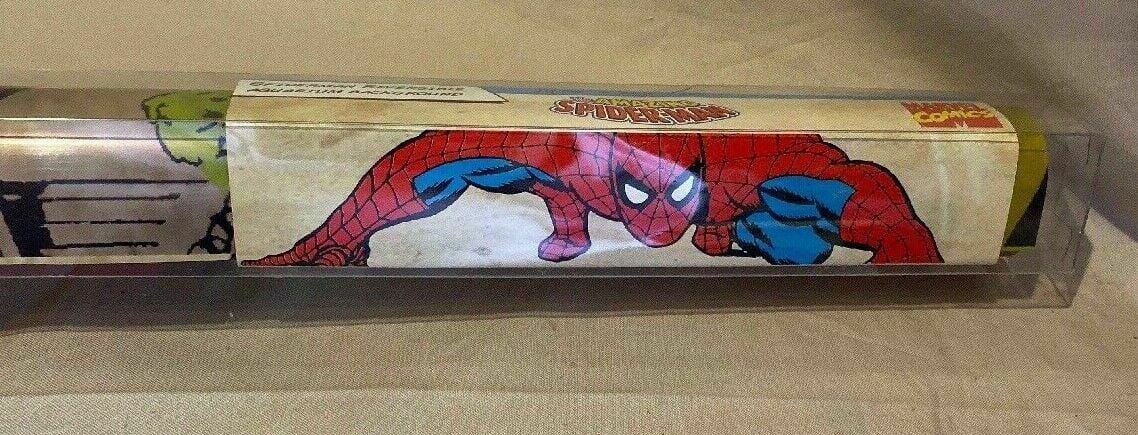 Vintage Avon Amazing Spider-man Sponge Mitt and Soap in Original Box 