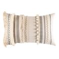 thumbnail image 2 of Boho borlas funda de almohada de algodón tejido sofá Decoración Rectángulo 30x50cm, 2 of 8