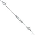 thumbnail image 4 of SZUL Women's 2 Carat TW Bezel Set Diamond Station Necklace in 14K White Gold, 4 of 6
