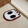 thumbnail image 4 of Wadada Halloween Bath Rug, Spider Web Ghost Pattern Bath Mat, Non Slip Shower Rugs Foot Mat Front Door Mat, Carpet Floor Rug for Home Kitchen Bedroom Bathroom Living Room Decor, 4 of 6