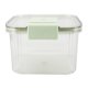 thumbnail image 3 of Contenedor De Arroz, Dispensador De Arroz De Plástico PET Espesado Con Vaso Medidor, Contenedor De Comida Apilable Con Tapas, Múltiples Funciones Para Almacenar Harina Granos, 3 of 7
