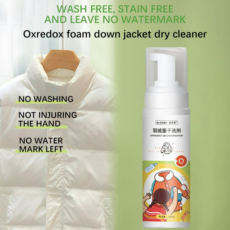 Down Jacket Dry Cleaner Foam Free Cleaning Detergent Stubborn