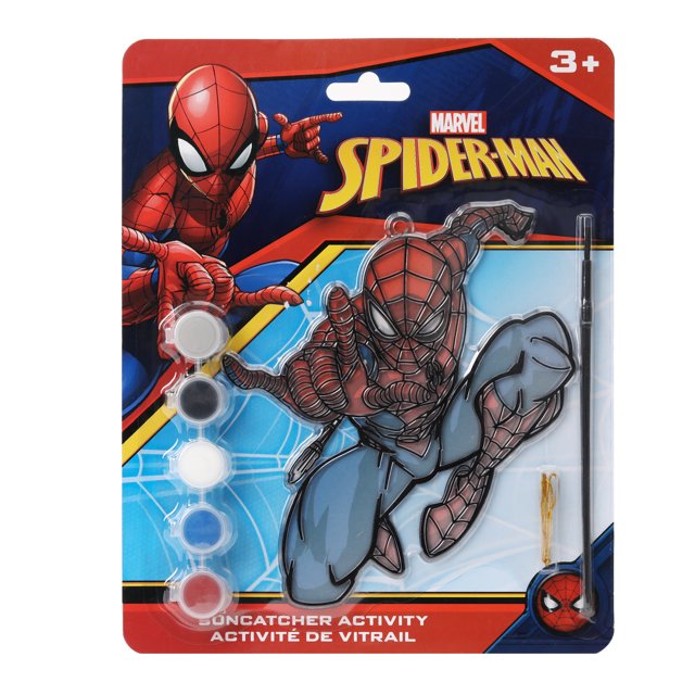 Spider-Man Paint Your Own Suncatcher Craft Kit for Kids
