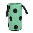 thumbnail image 1 of Dinheiro Bolsa para Macetero de Fresas con 12 Agujeros y Asas Bolsa portátil para Cultivo de Plantas de Fieltro para jardín Verde 20x35 cm, 1 of 8
