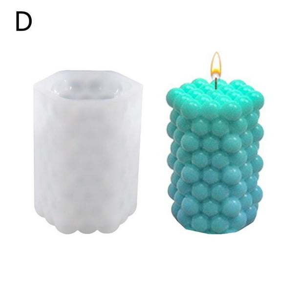 M/M Silicone Candle Moulds 3D Geometric Candle Mold Modern Candle Molds