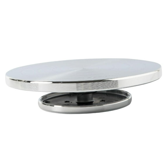 Ceramic Art Double-Sided Pottery Banding Wheel Aluminum Alloy Manual Forming Sculpting Turntable Sculpture Ceramic DIY Tool , 16cm