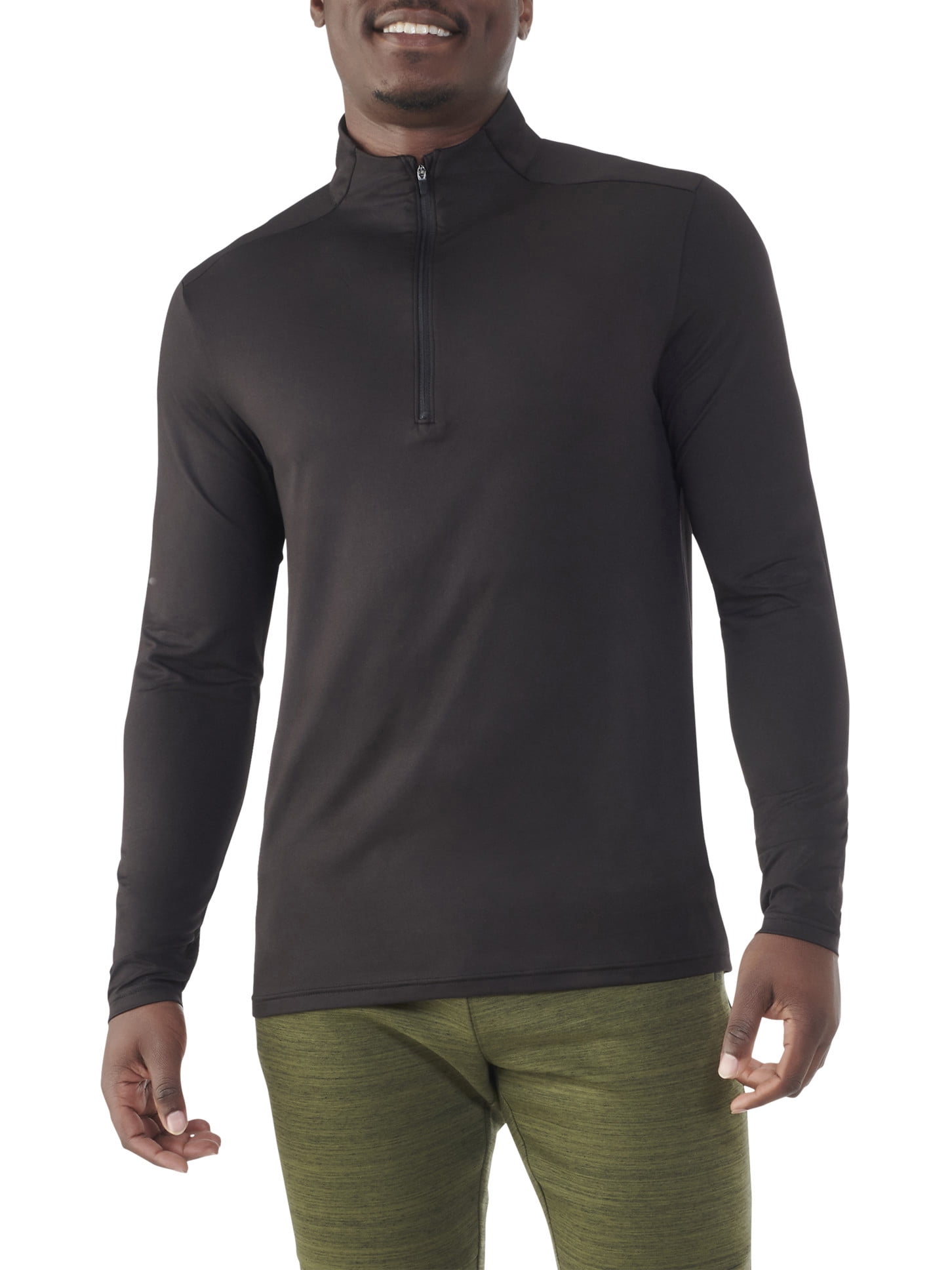 russell men's quarter zip performance hoodie